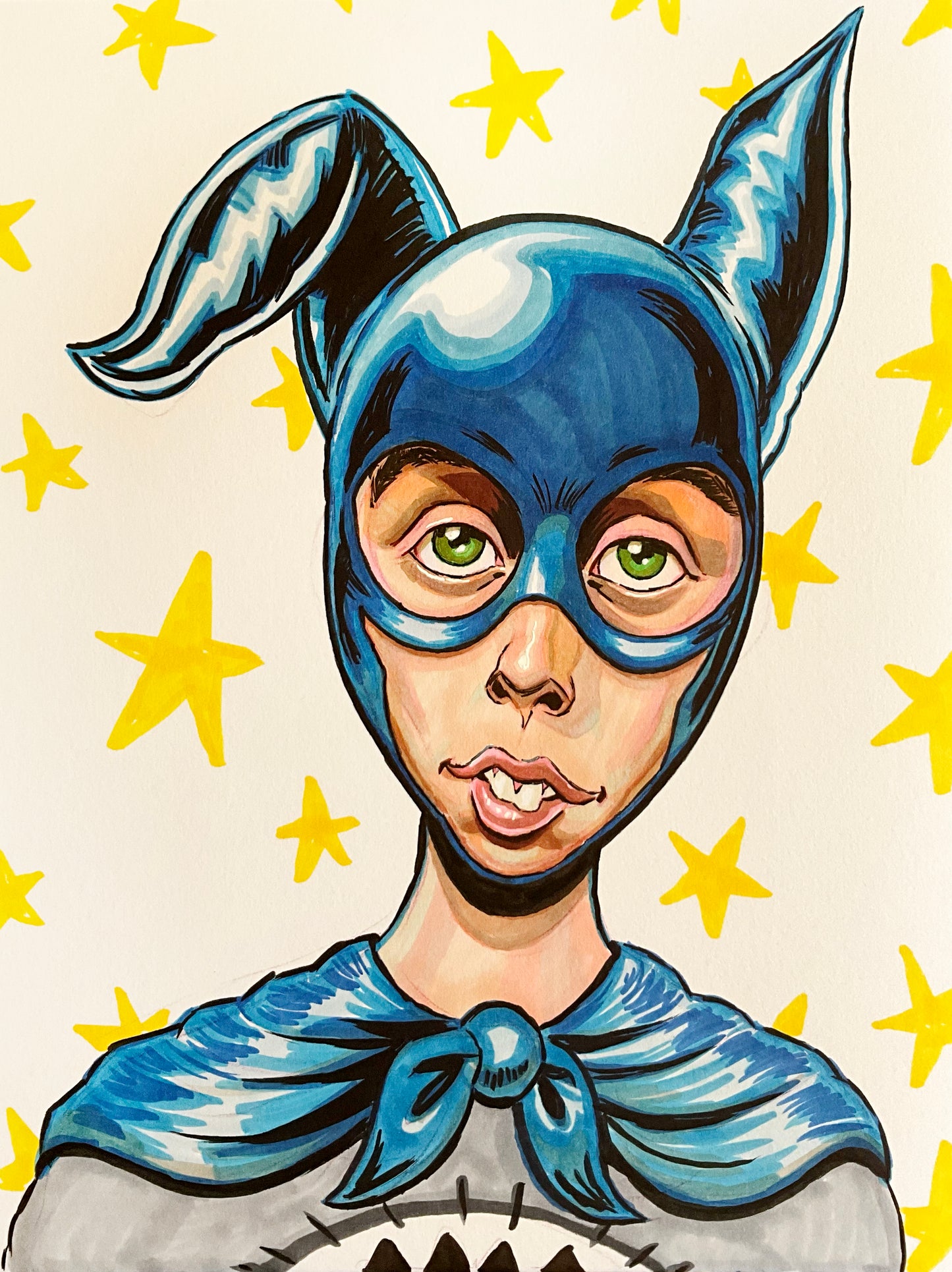 Bat-mite – 9×12 Original Sketch