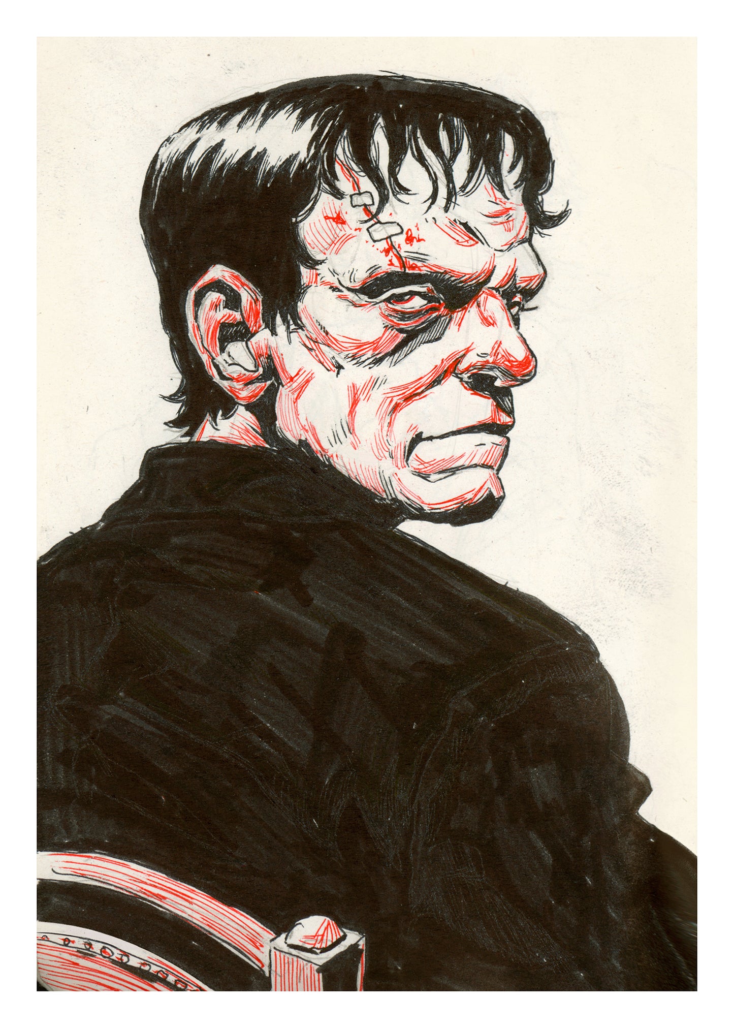 "Frankenstein" 5x7 Print