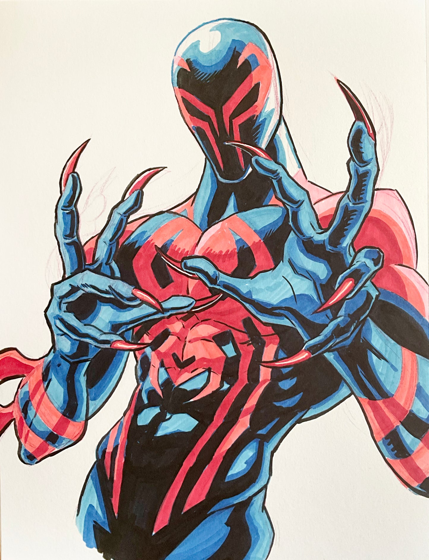 Spider-man 2099 – 9×12 Original Sketch
