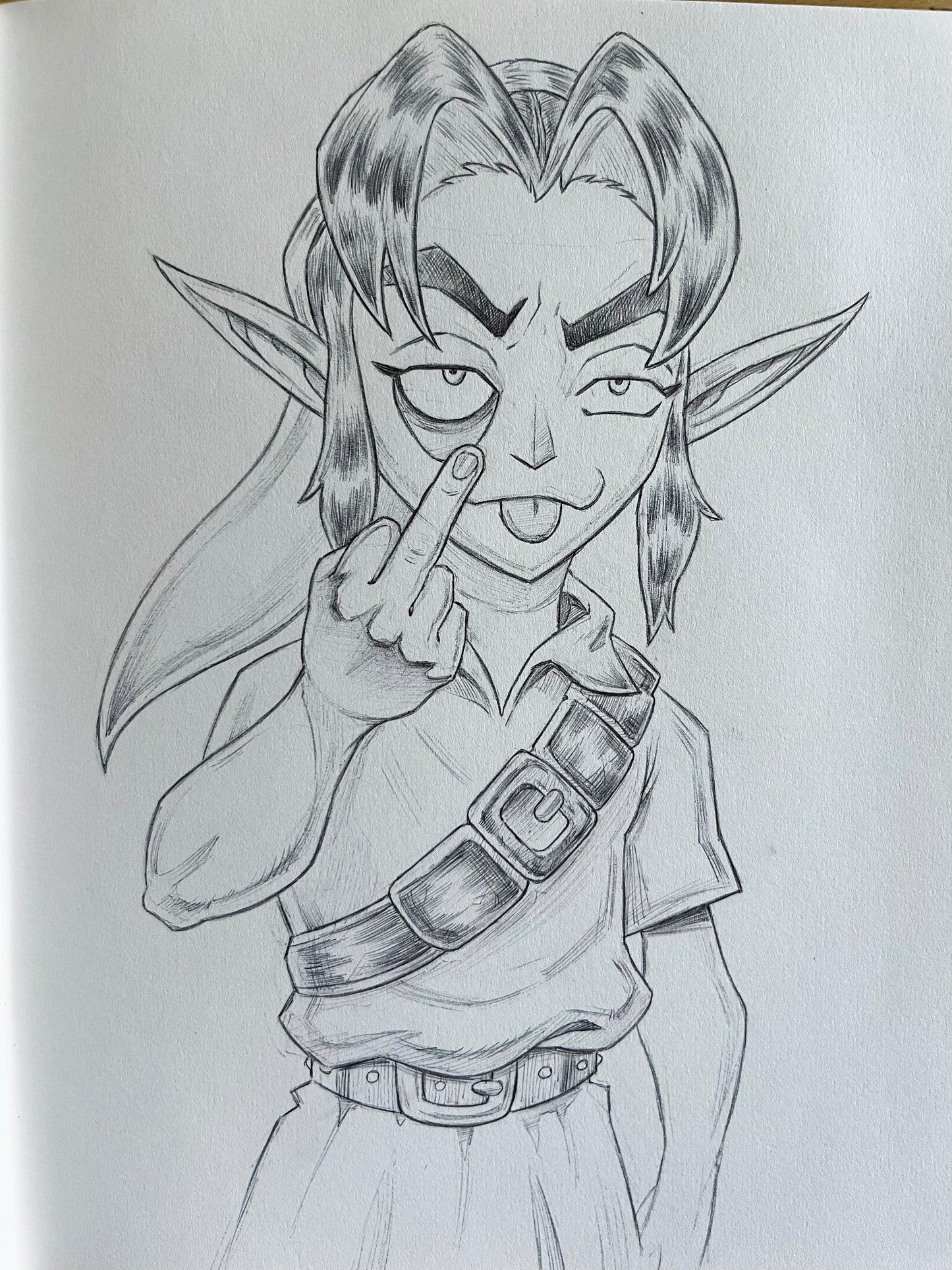 Link – 8.5x11 Original Sketch