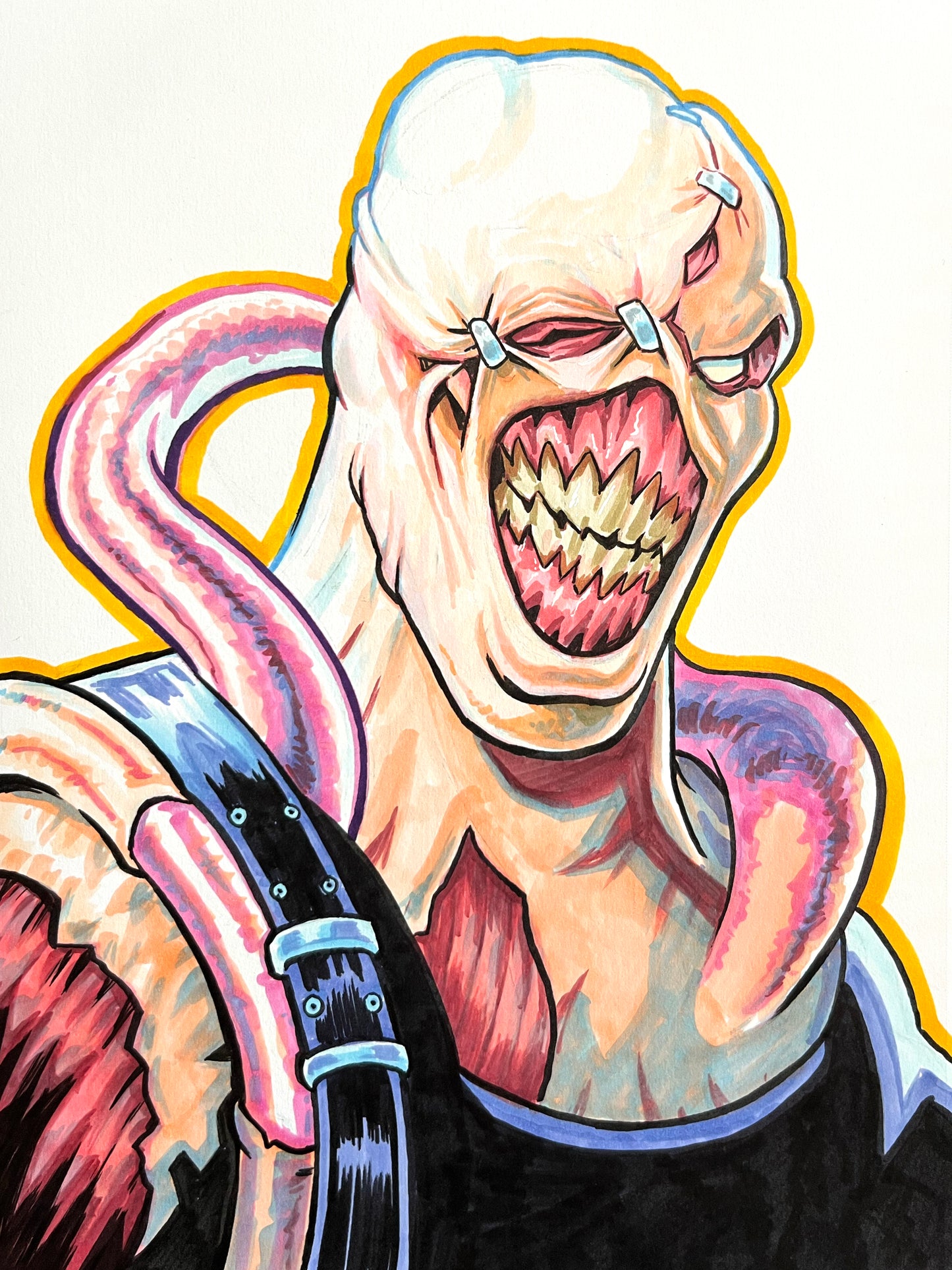 Nemesis – 9×12 Original Fan Art Sketch