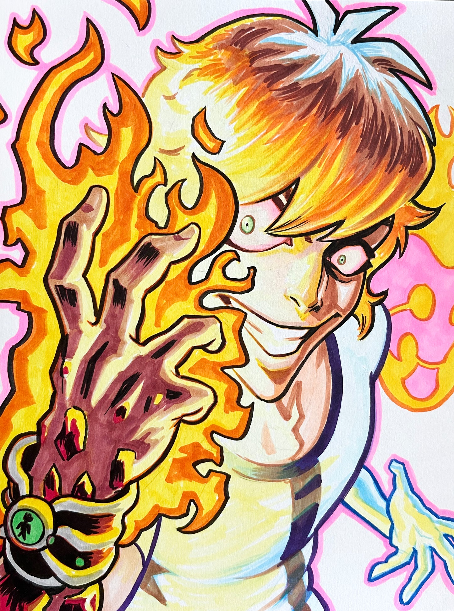 Ben 10 – 9×12 Original Fan Art Sketch