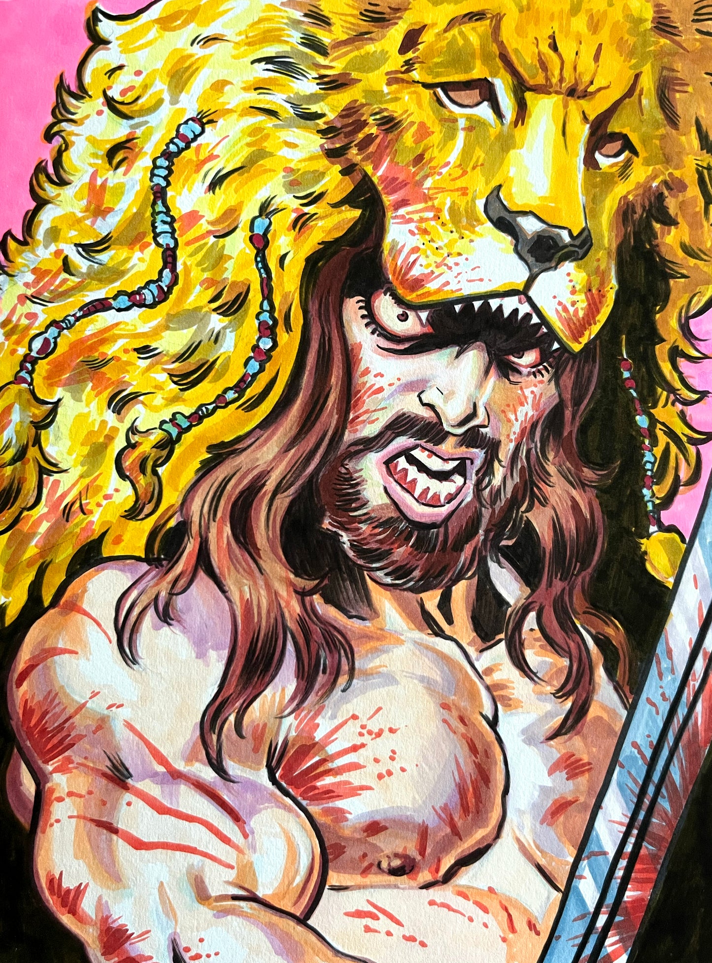 Hercules – 9×12 Original Fan Art Sketch
