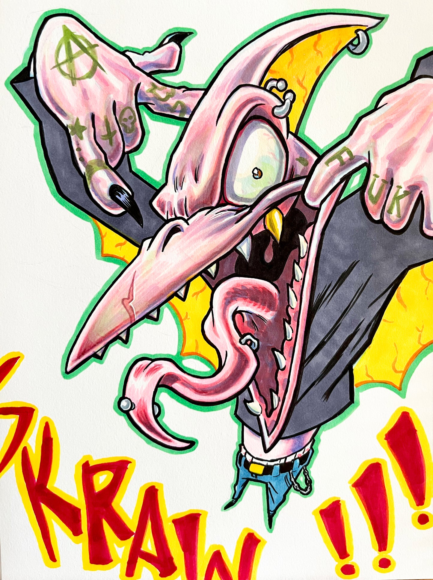 "Skraw!" Print