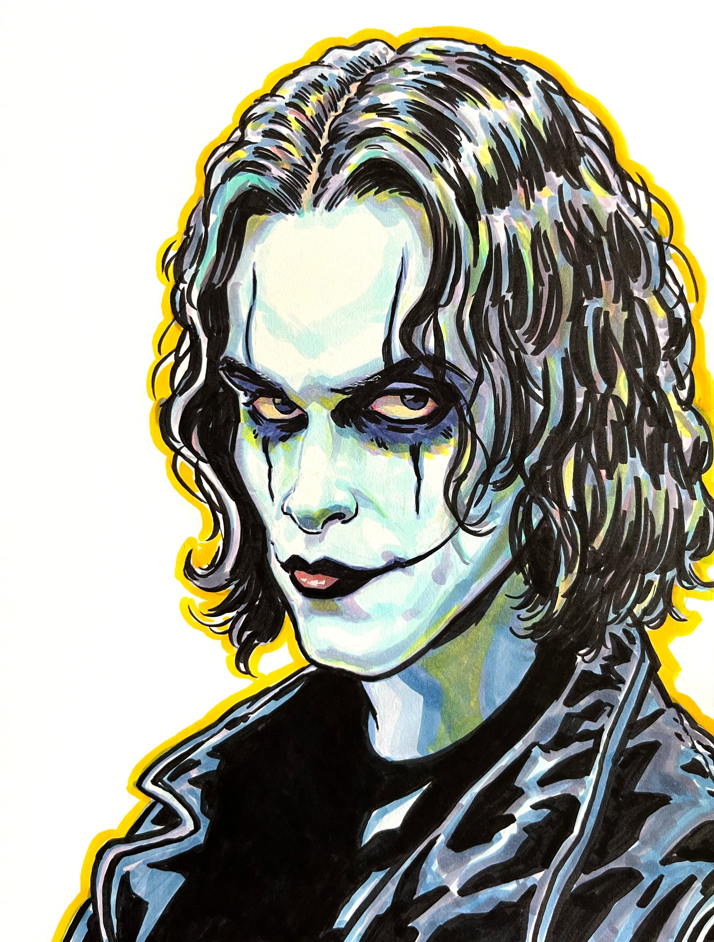 The Crow – 9×12 Original Fan Art Sketch
