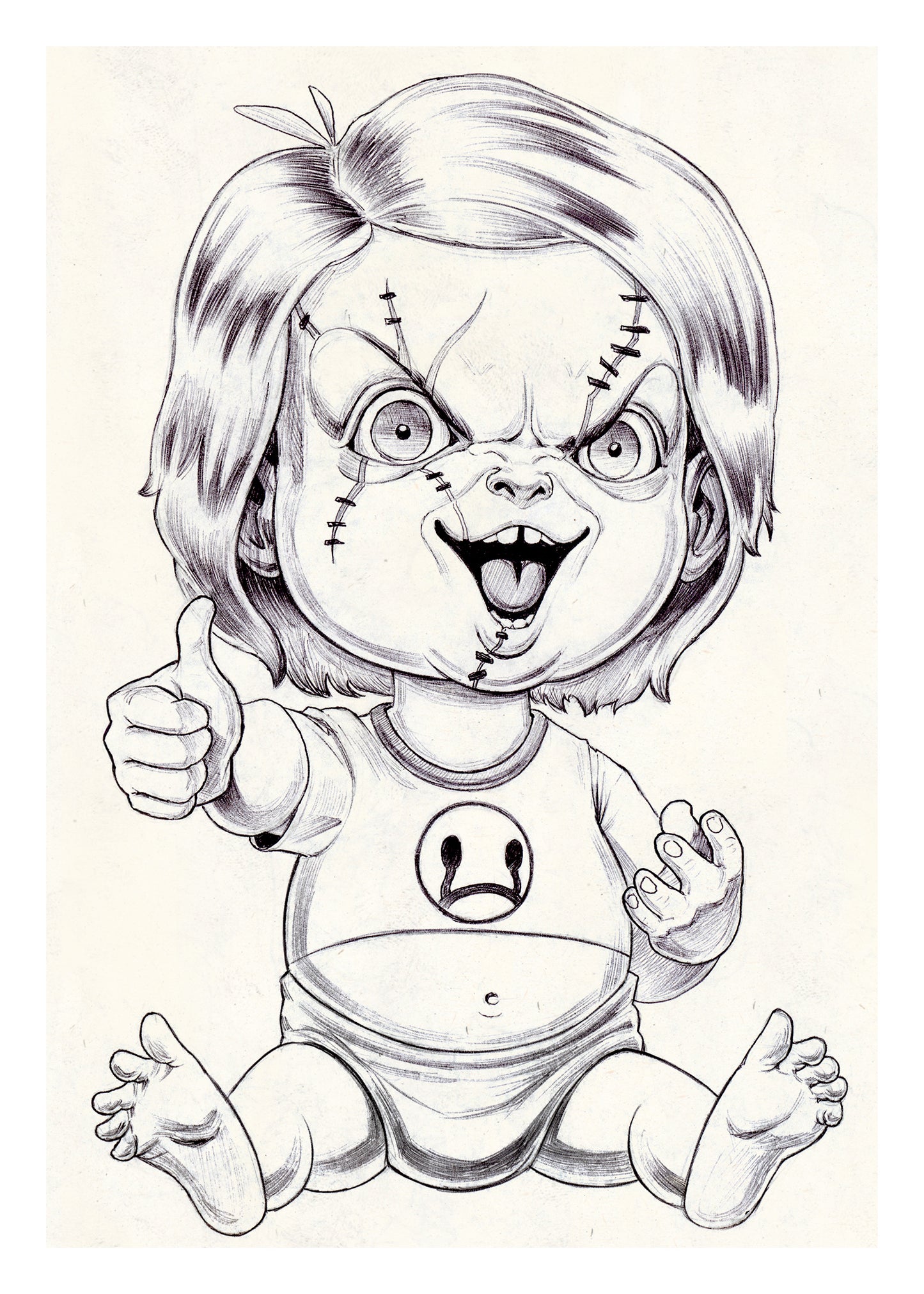 "Baby Chucky" 5x7 Print