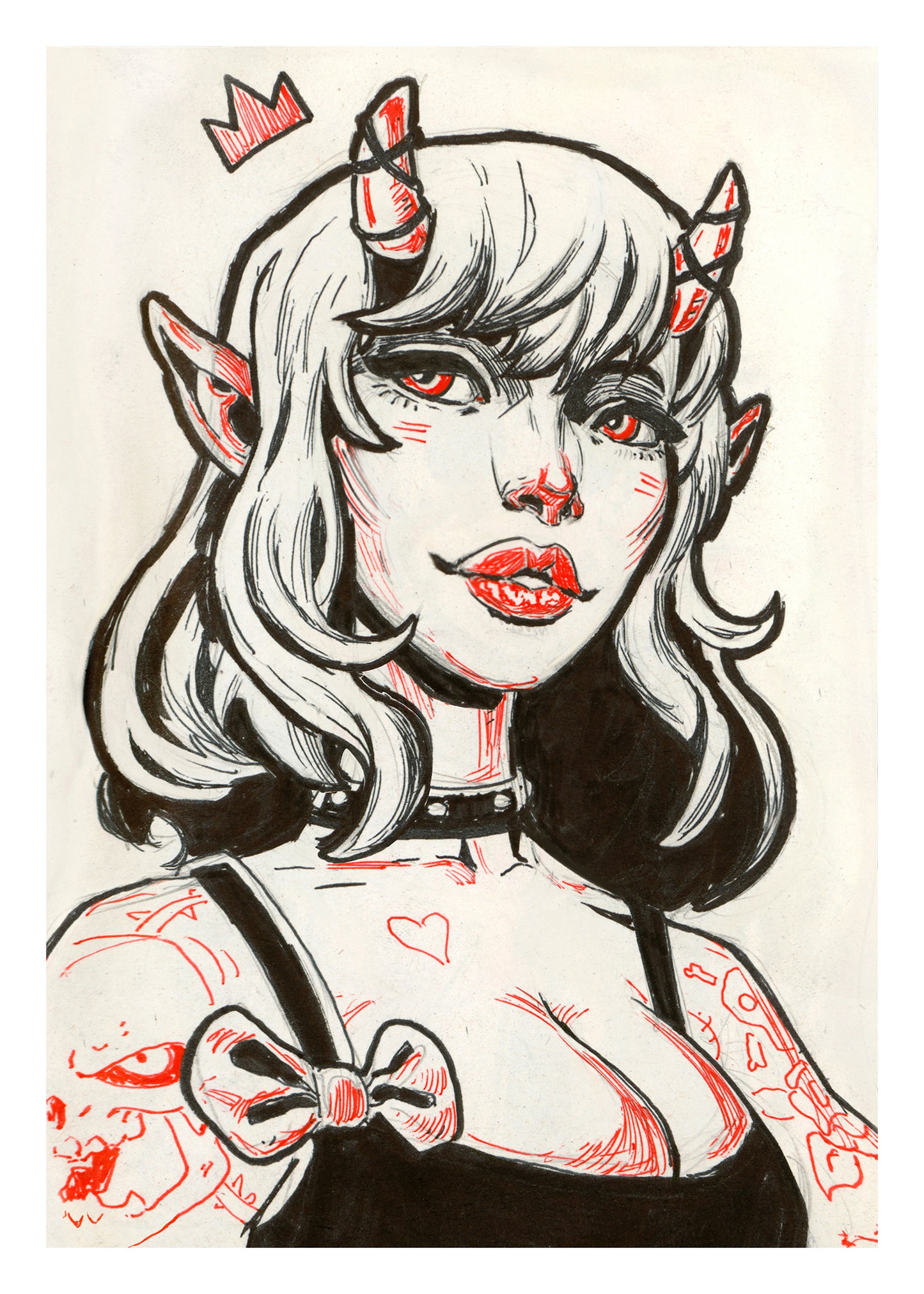 "Demon Girl" 5x7 Print