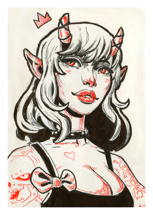 "Demon Girl" 5x7 Print