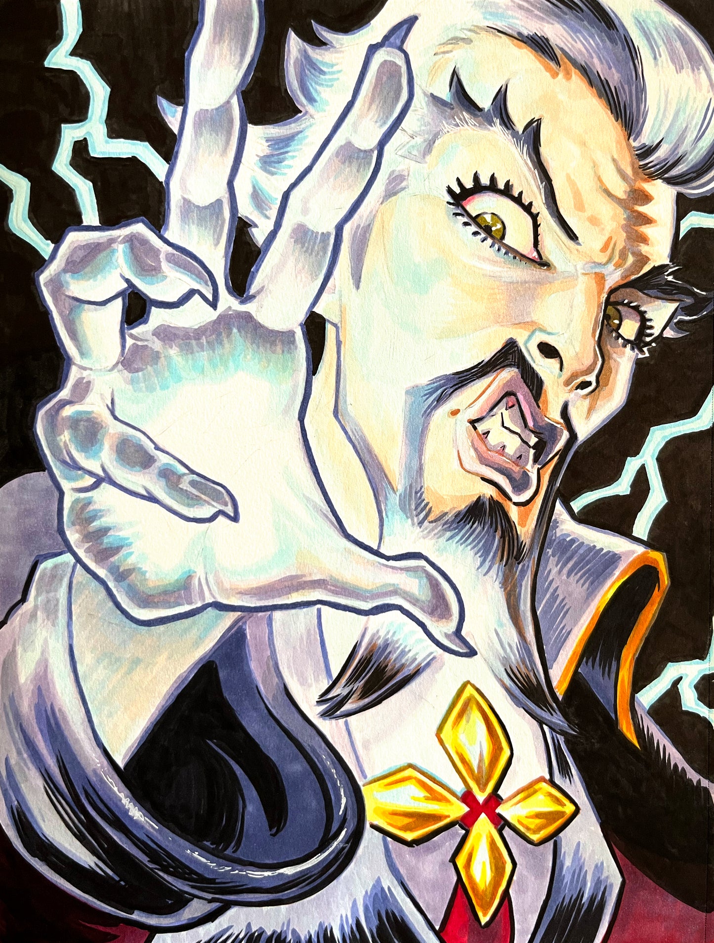 Dr. Orpheus – 9×12 Original Fan Art Sketch (SOLD)