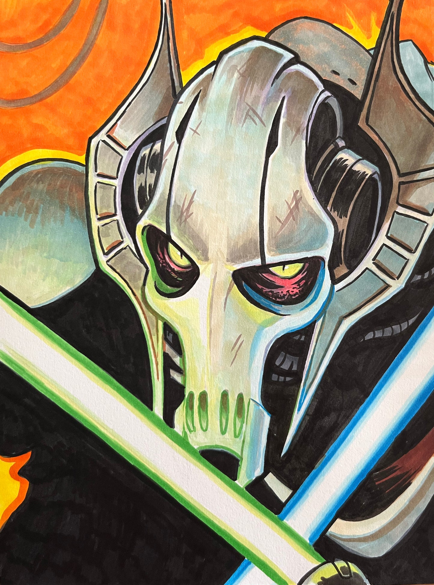 General Grievous– 9×12 Original Sketch