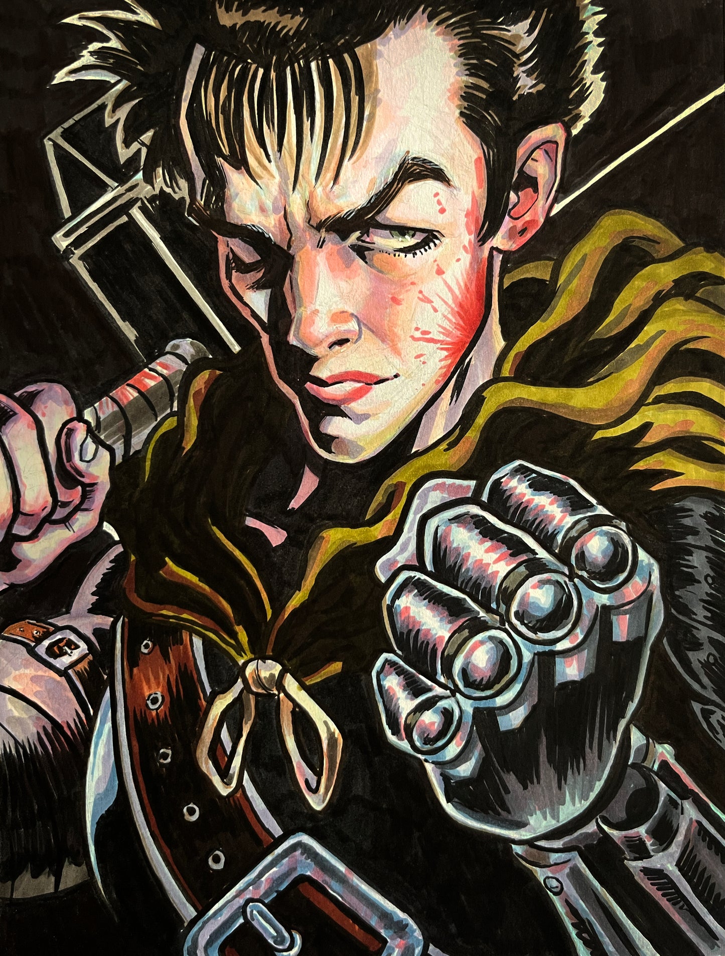 Guts – 9×12 Original Fan Art Sketch
