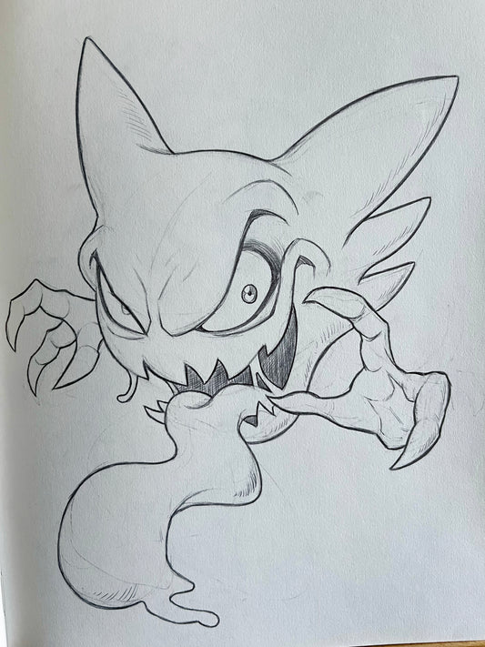 Haunter – 8.5x11 Original Sketch