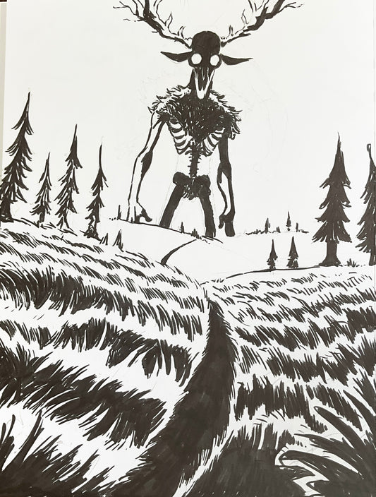 Nightmare – 9×12 Original Sketch