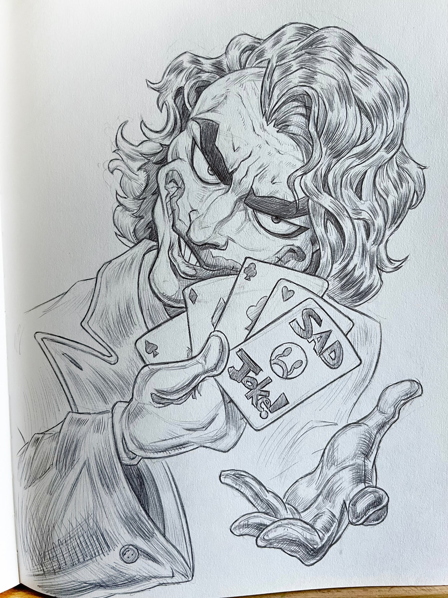 Joker – 8.5x11 Original Sketch