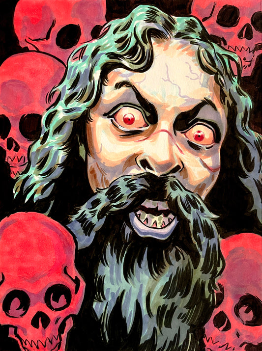 Samson: 28 Years Later – 9×12 Original Fan Art Sketch
