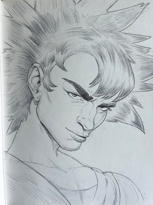 Sigma Goku – 8.5x11 Original Sketch