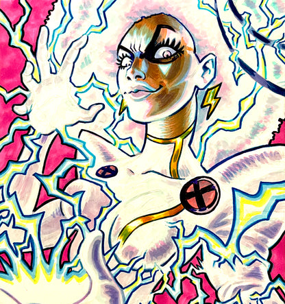 Storm – 9×12 Original Fan Art Sketch