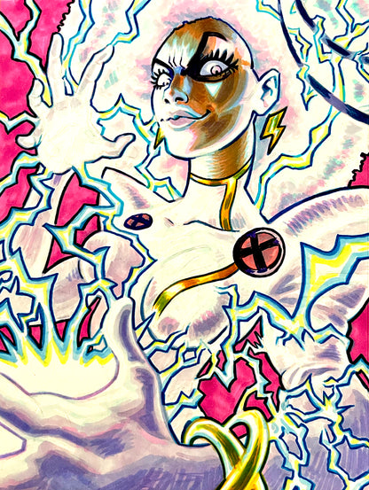 Storm – 9×12 Original Fan Art Sketch