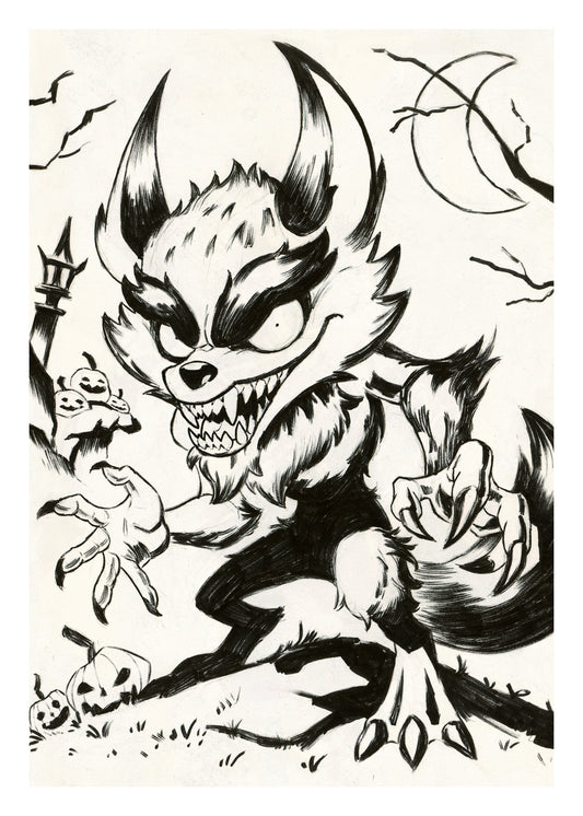 "Werewolf" 5x7 Print
