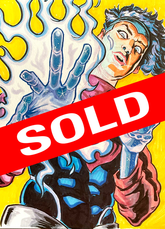 Marvel's Wiccan – 9×12 Original Sketch