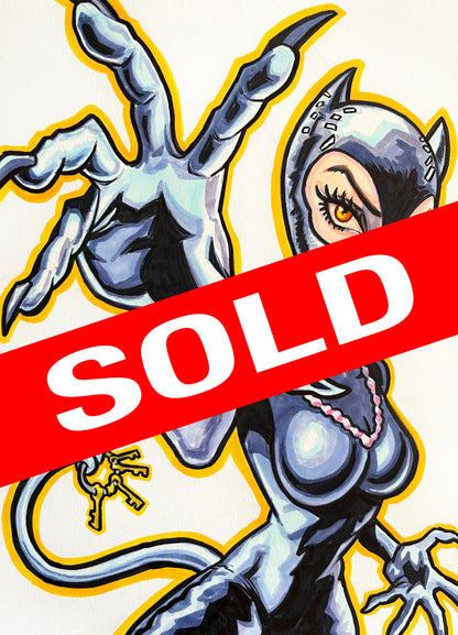 Catwoman – 9×12 Original Sketch