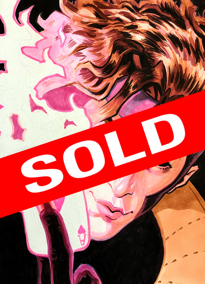 Gambit – 9×12 Original Fan Art Sketch (SOLD)