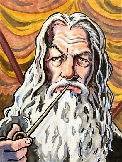Gandalf the Grey– 9×12 Original Sketch