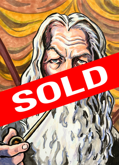 Gandalf the Grey– 9×12 Original Sketch