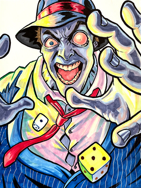 Joe Fixit (Grey Hulk) – 9×12 Original Sketch