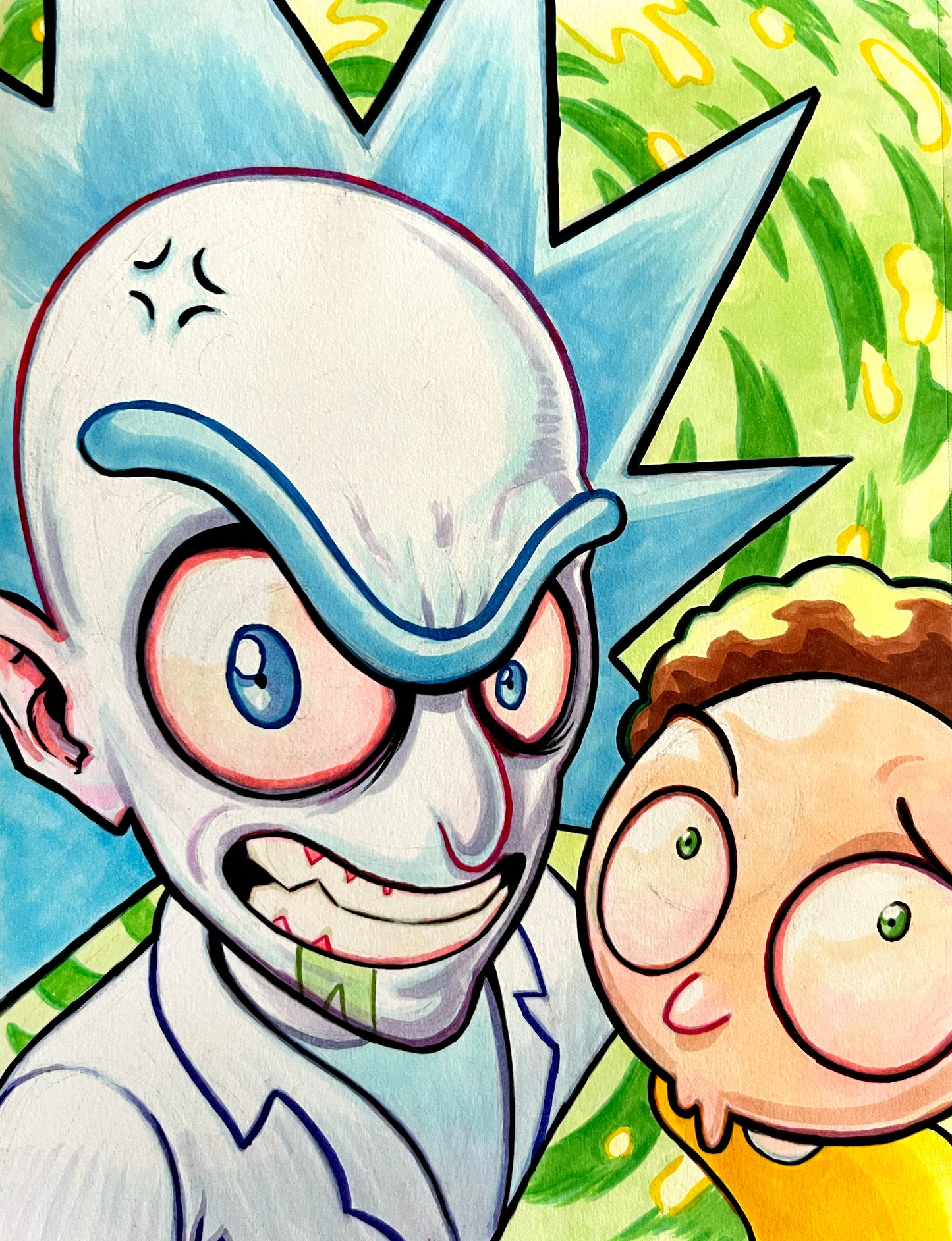 Rick & Morty – 9×12 Original Fan Art Sketch