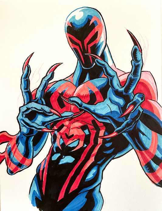 Spider-man 2099 – 9×12 Original Fan Art Sketch