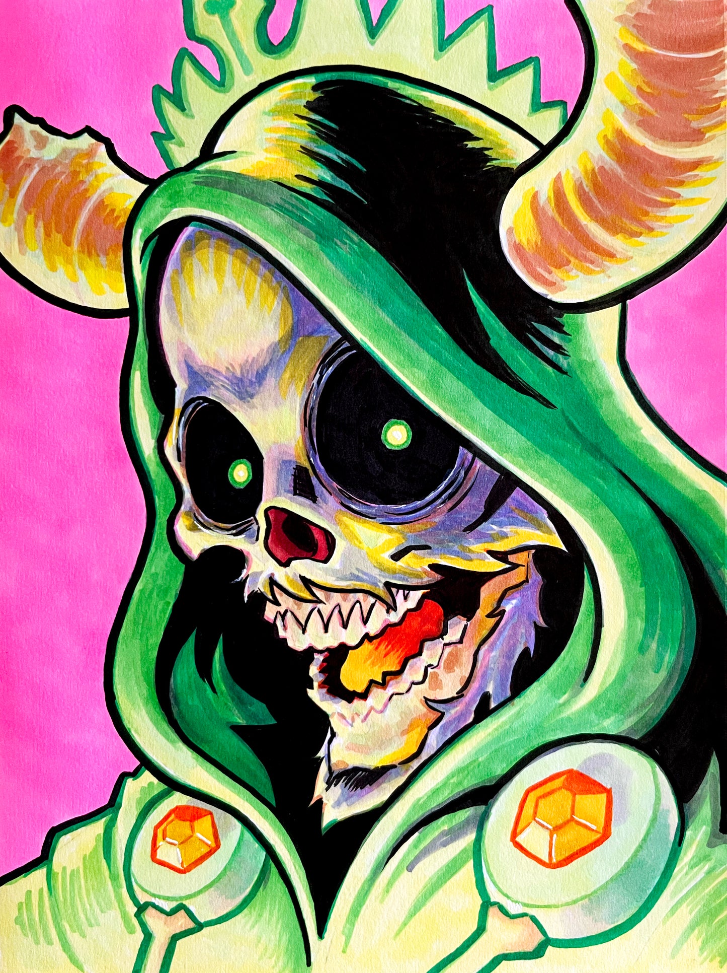 The Lich – 9×12 Original Fan Art Sketch