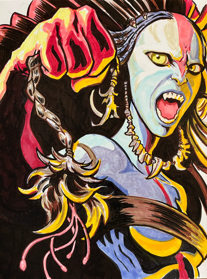 Varang– 9×12 Original Fan Art Sketch